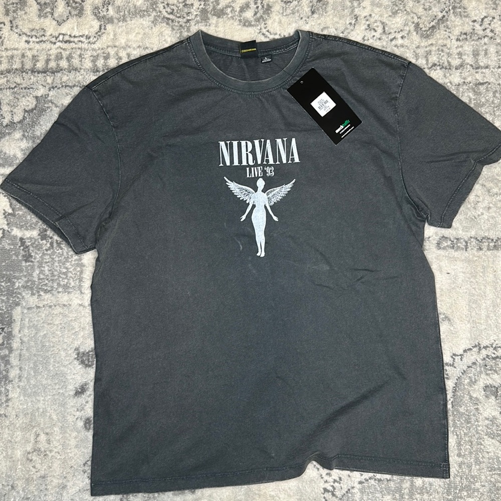 Nirvana Graphic T shirt Sz Large